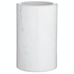 Image showing the Marble Wine Cooler, H19, White product.