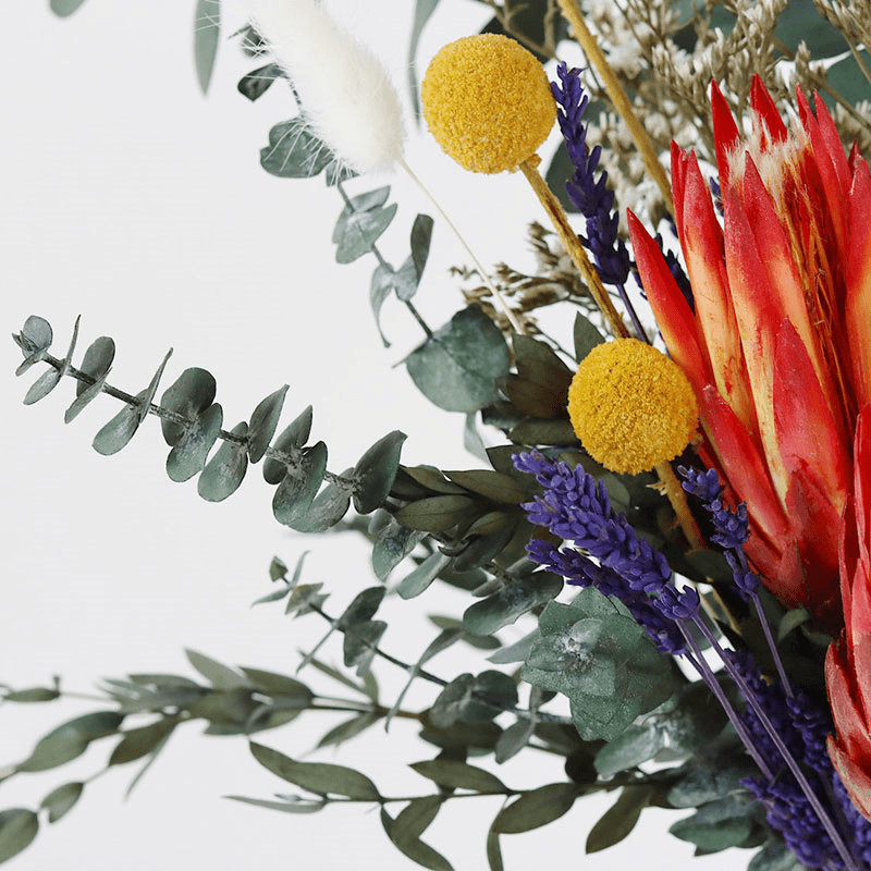 Colour Pop Large hand-tied bouquet, H42-48cm, Verbena