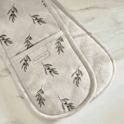 Image showing the Olive Branch Double Oven Glove, Neutral product.