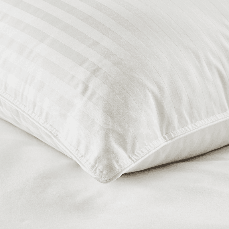 Luxury Hungarian Goose Down Pillow, Medium, White