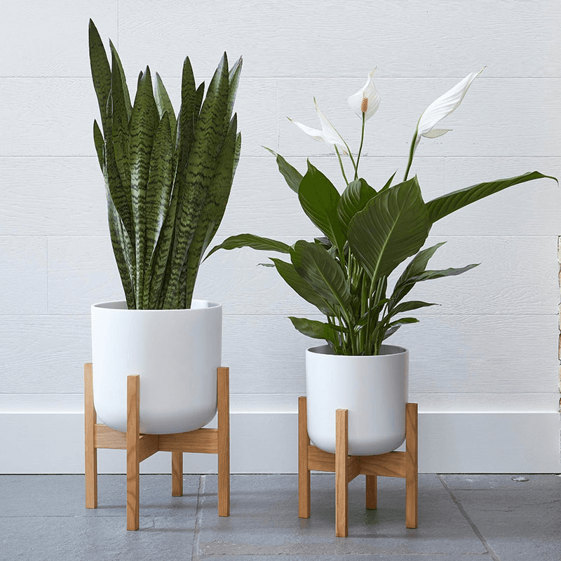 Lisbon Planter, H25.5 x W26 x D26cm, White