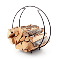 Image showing the Fire Globe Log Holder, Black product.
