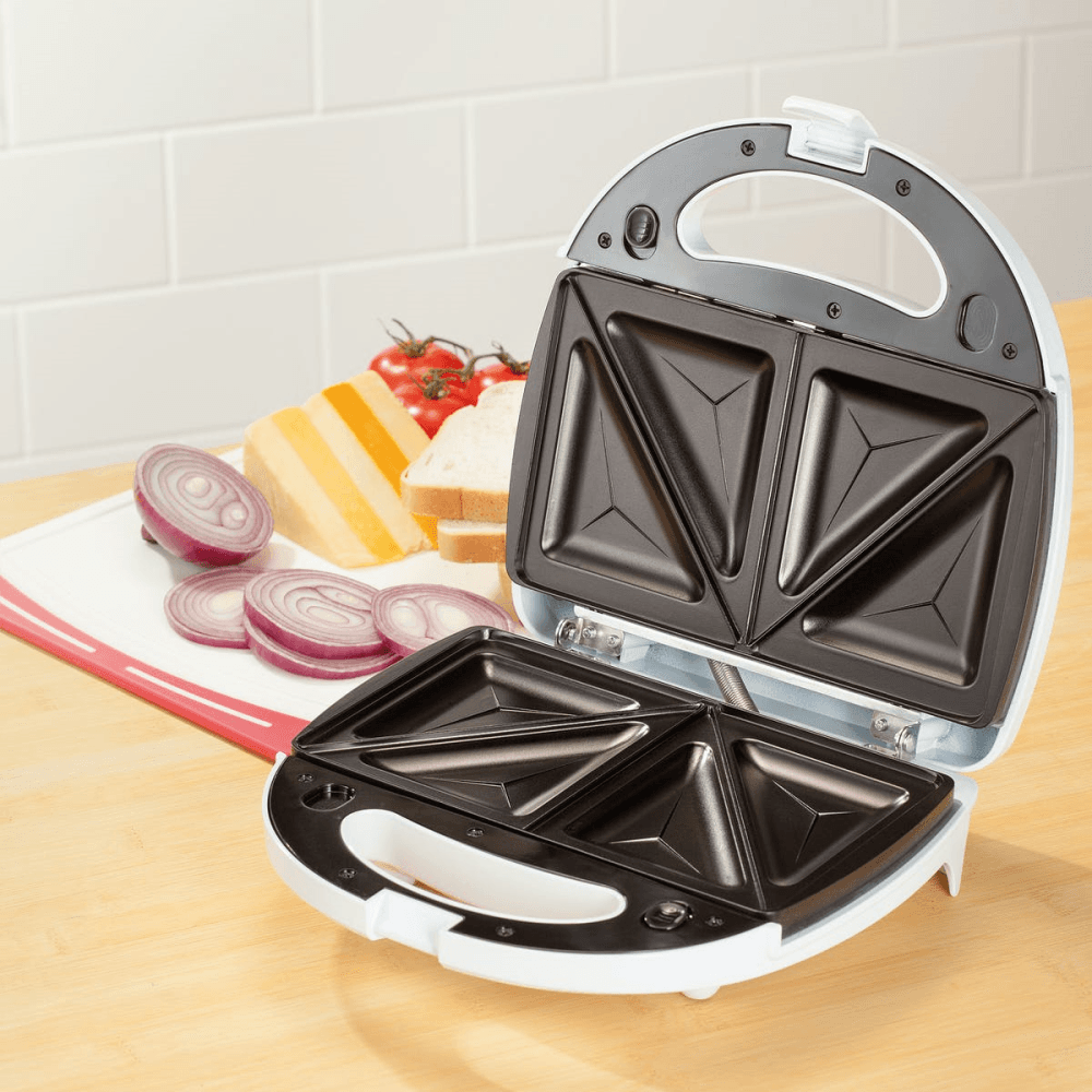 Sandwich, Grill & Waffle Maker, White