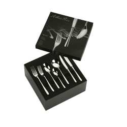 Image showing the Warwick 84 piece cutlery set, Stainless Steel product.