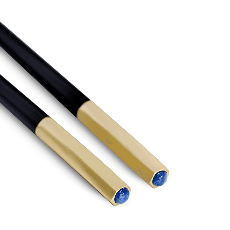 Zen Set of 2 Chopsticks, L24cm, Black