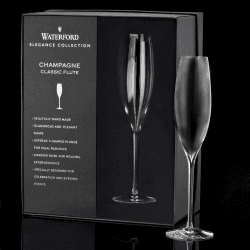 Image showing the Elegance Collection Pair of champagne flutes, classic, Clear product.