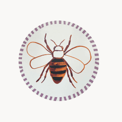 Image showing the Bee Placemat, D28cm, Multi product.
