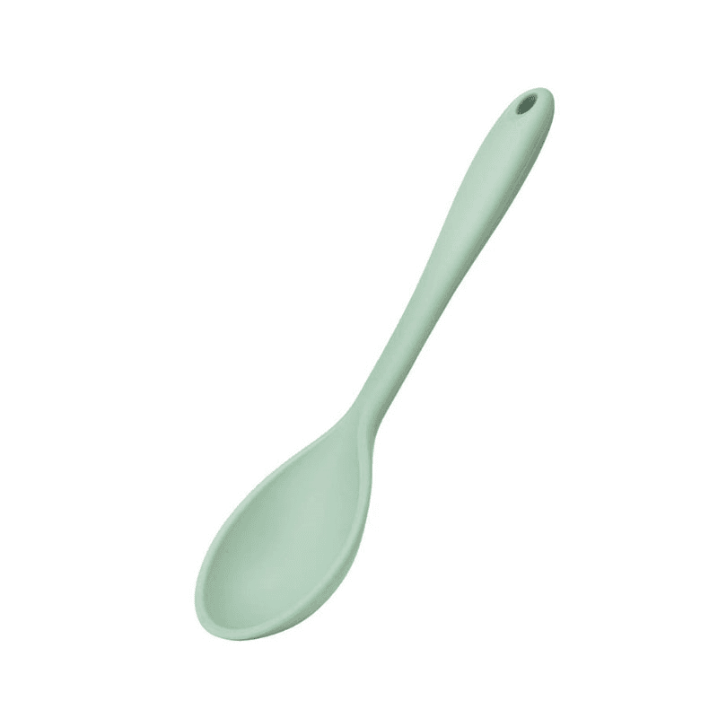 Silicone Solid Spoon, Mint