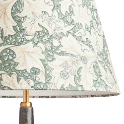 Image showing the Morris & Co. Straight Empire Shade, 35cm, Thyme Wallflower product.