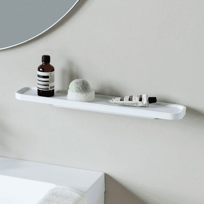 MindSet Bathroom Shelf, Mineral Fresh White