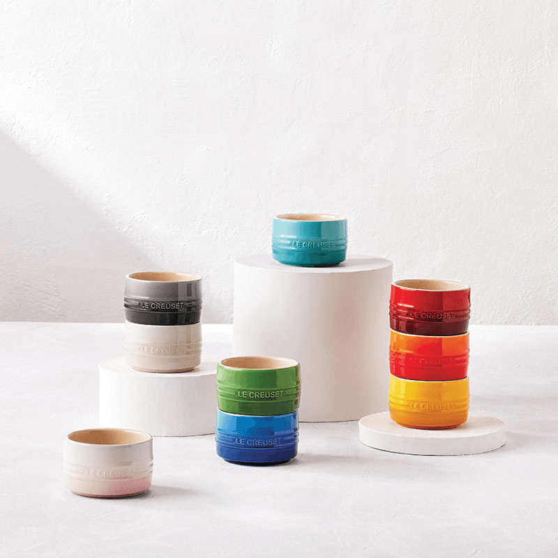 Stoneware Stackable Ramekins, Nectar