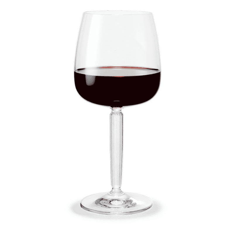 Hammershøi Set of 2 Red Wine Glasses, 490ml, Clear
