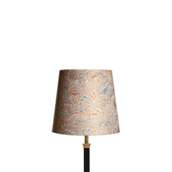 Image showing the Tall Tapered Paper Shade Handmade Marbled, 20cm, Golden Piave product.