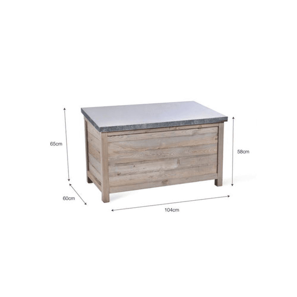 Aldsworth Outdoor storage box, large, Natural