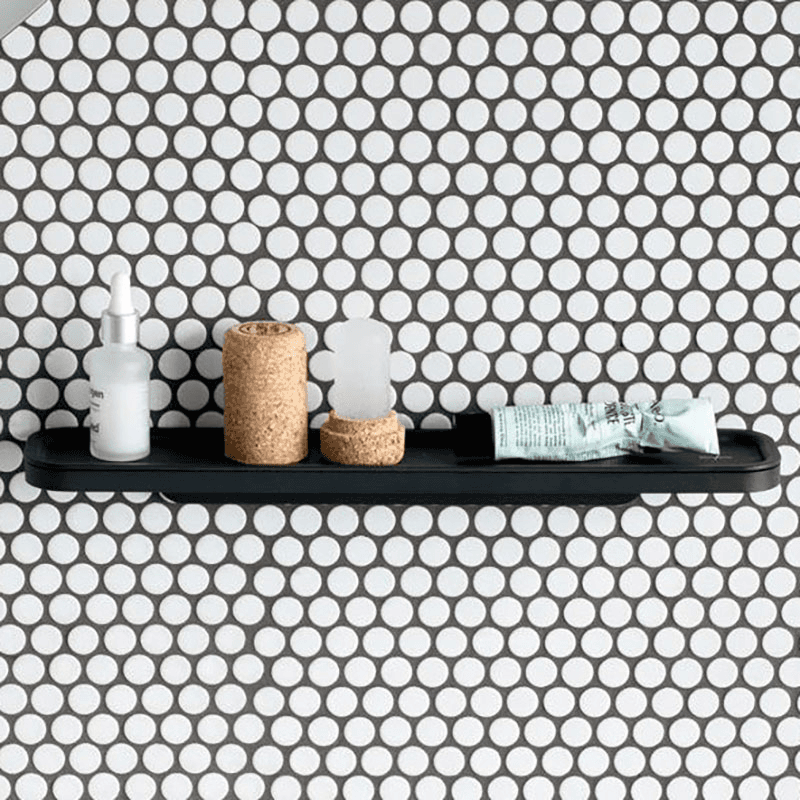 MindSet Bathroom Shelf, Mineral Infinite Grey