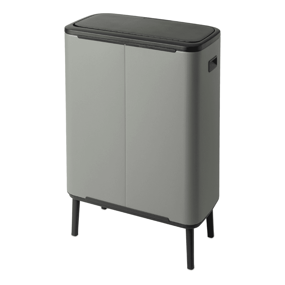 Bo Hi touch bin, 60 litre, Mineral Concrete Grey