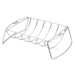 Image showing the Rib rack and roast holder, Silver product.