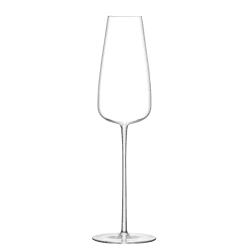 Image showing the Wine Culture Pair of champagne flutes, 330ml, clear product.