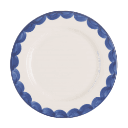 Image showing the Scallop Set of 2 Side Plates, D20cm, Blue product.