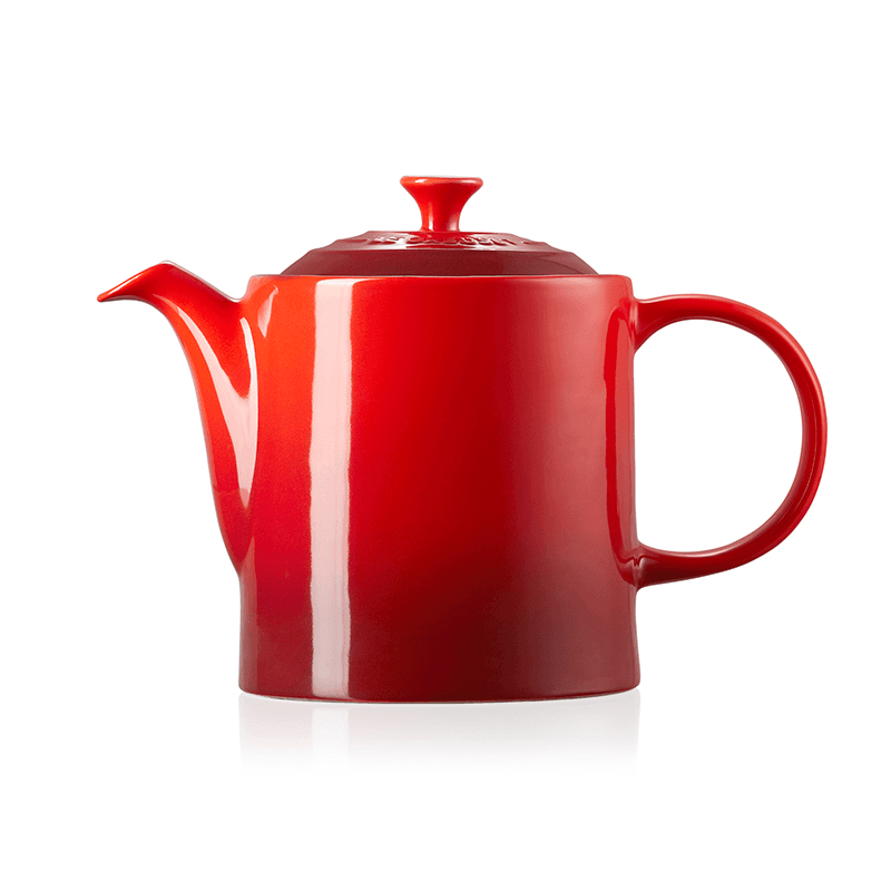 Stoneware Grand teapot, 1.3 litre, Cerise
