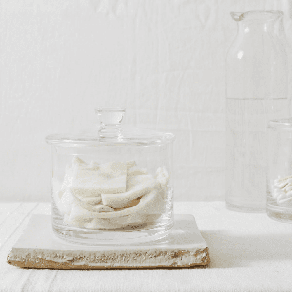 Small Glass Storage Jar, 12.5cm