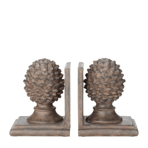 Pinus Pair of bookends, W11 x D10 x H16cm