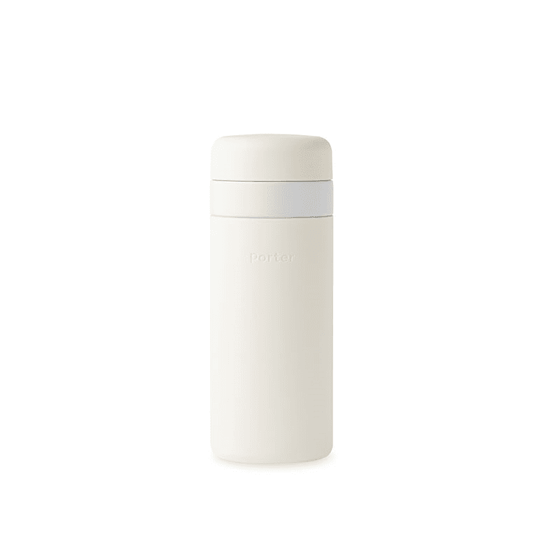 The Porter Insulated Ceramic Large Bottle, 470ml, Cream