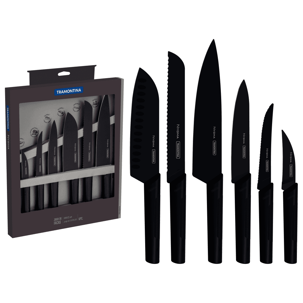 Nygma set of 9 knifes, Black