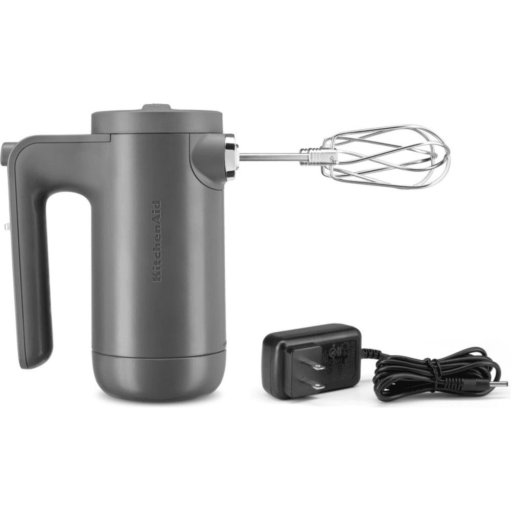 Cordless Hand Mixer, Charcoal Grey