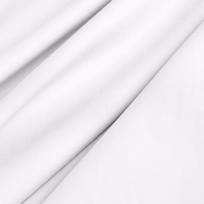 200TC Organic Fitted Sheet, Double, White