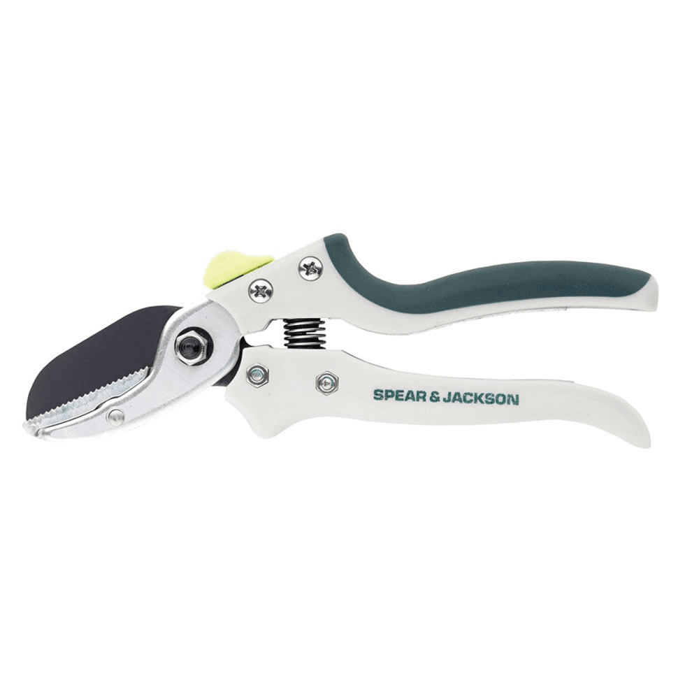 Kew Razorsharp Anvil Secateurs, Green/Silver