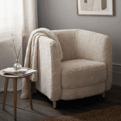 Image showing the Sheepskin Cosy Chair, Pearl product.
