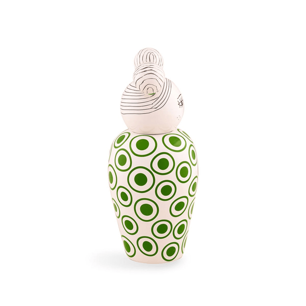 Canopie, Vase with Lid, Green