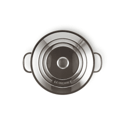 Image showing the Signature Uncoated Shallow casserole with lid, 30cm, Stainless Steel product.