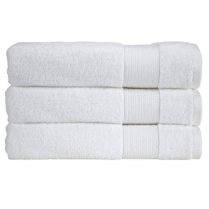 Organic Eco Twist Shower Mat, White