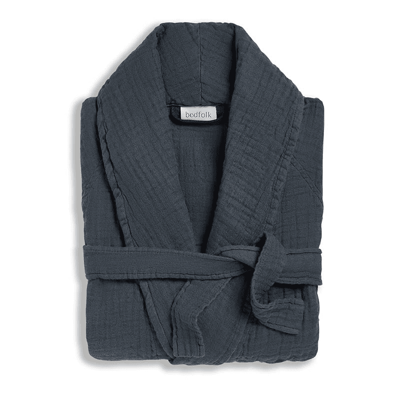 The Dream Cotton Robe, Extra Extra Large, Ink