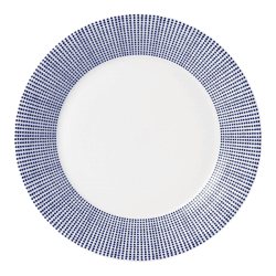 Image showing the Pacific - Dots Dessert plate, 23cm, Blue product.