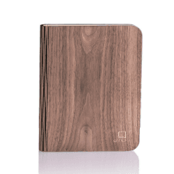 Image showing the Large smart book light, L21.5 x W17 x H2.5cm, Walnut product.