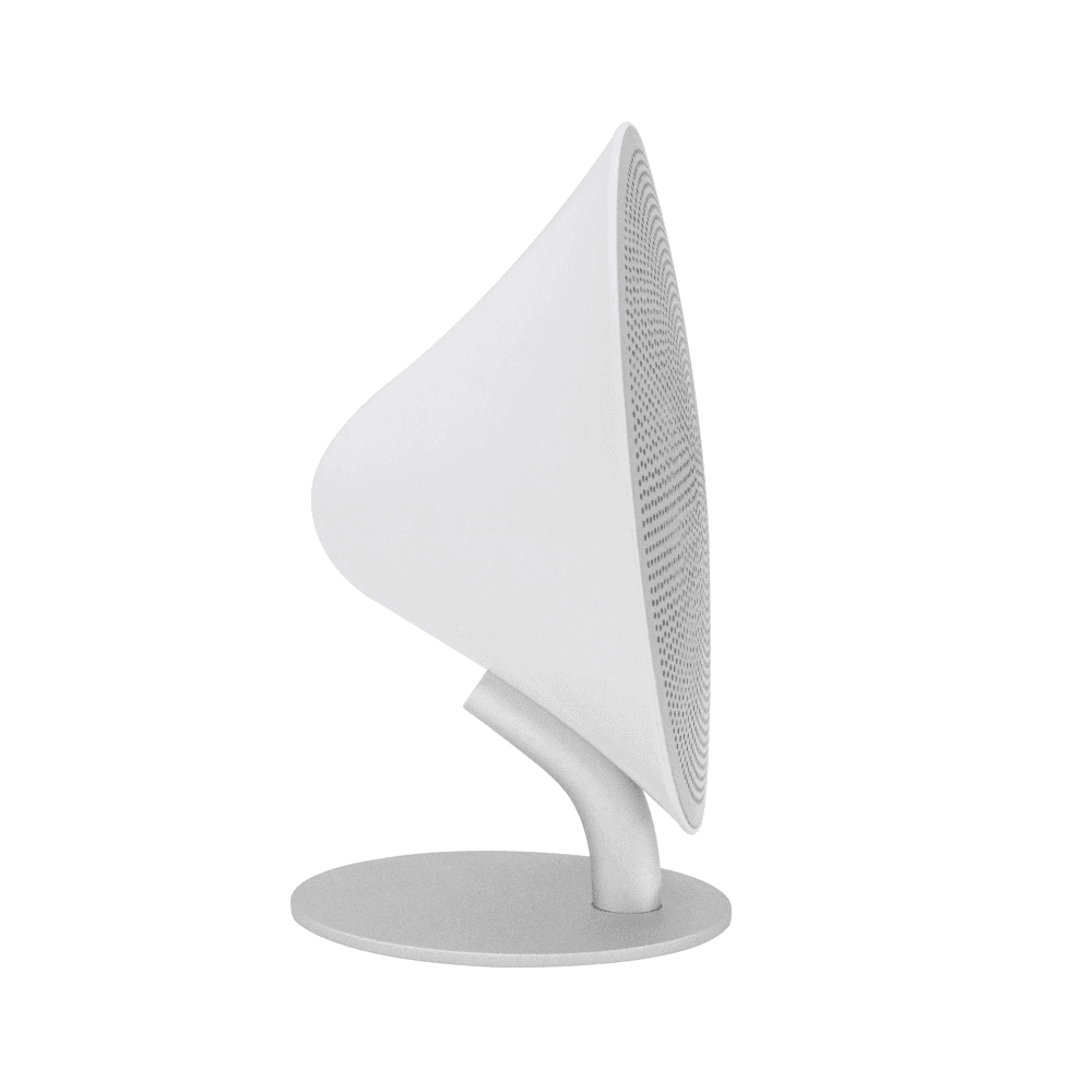 Mini Halo One Bluetooth speaker, H16 x L14 x D6cm, Matt White