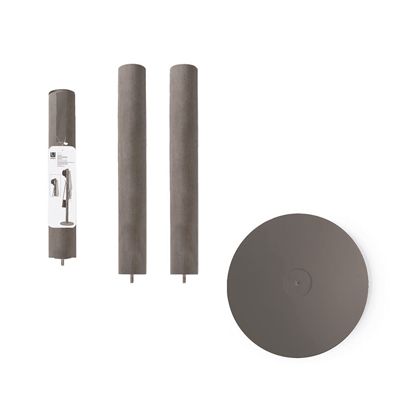 Flapper Coat Rack, H168cm, Grey