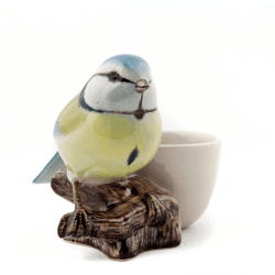 Image showing the Blue Tit Egg Cup, H9cm, Blue product.