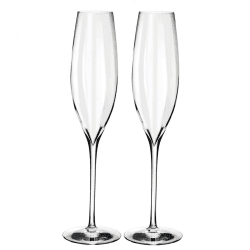 Image showing the Elegance optic Pair of champagne flute product.