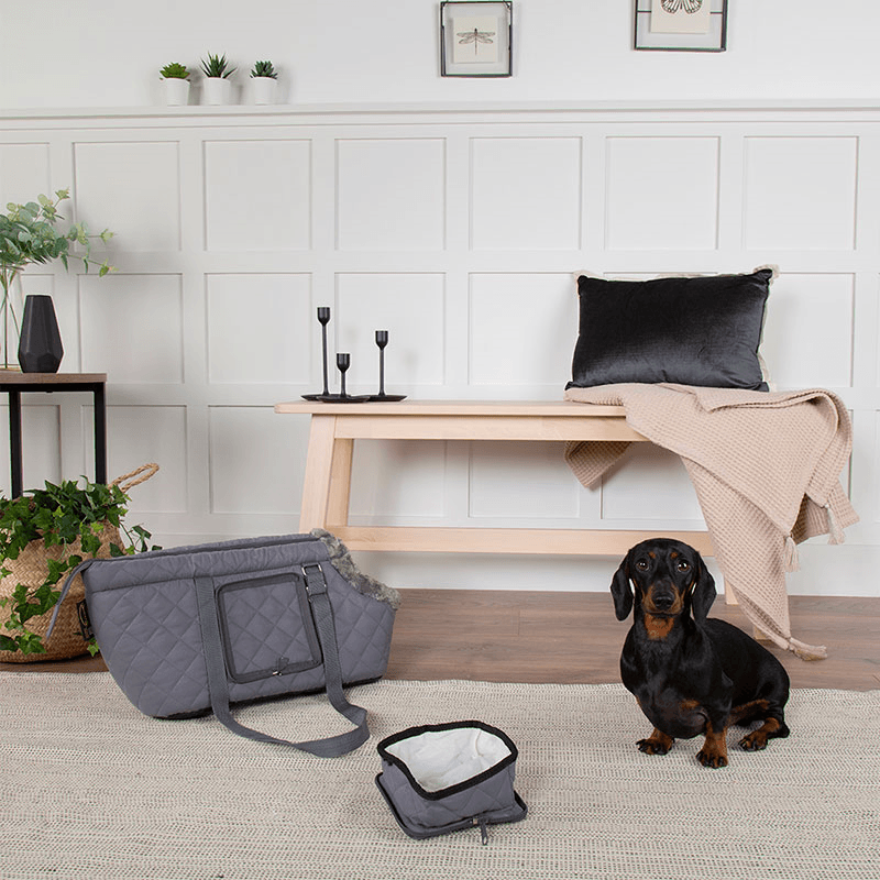 Wilton Pet Carrier, 38 x 20 x 24cm, Grey