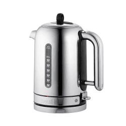 Image showing the Classic Kettle, 1.7 litre, Polished Stainless Steel With Black Panels product.