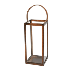 Image showing the Hampton Lantern, H40cm, Copper product.