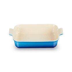 Image showing the Stoneware Heritage Rectangular Dish, 32cm, Azure product.