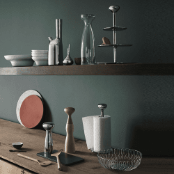 Image showing the Alfredo Salad servers, oak product.