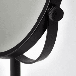 Image showing the Beau Beauty Mirror, D19.5cm, Black product.