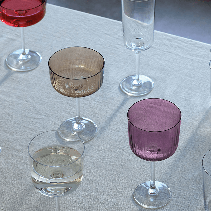 Gems Set of 4 Wine Glasses, 250ml, Garnet