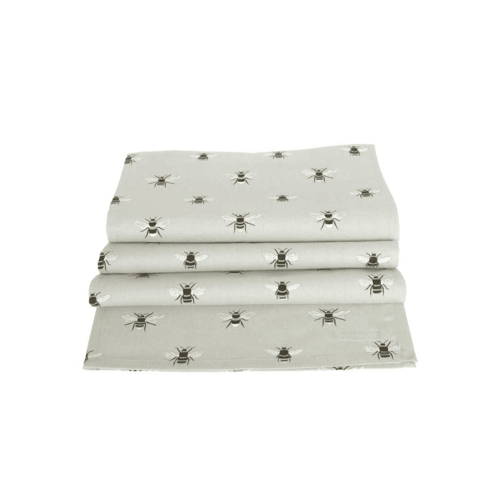 Bees Tablerunner, Cream